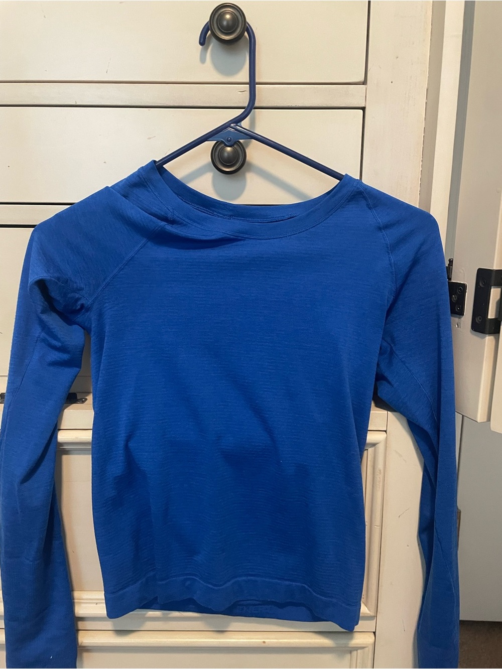 Lululemon Long-Sleeve Crew Neck Top - Blue - Women